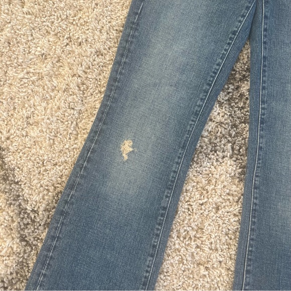 🖤NWT🖤 7 FOR ALL MANKIND Maribel Original Bootcut Beaded Flower - Picture 5 of 14